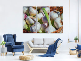 3-piece-canvas-print-fresh-garlic