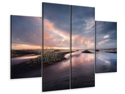 4-piece-canvas-print-black-sand