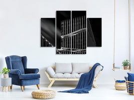 4-piece-canvas-print-broken-lines