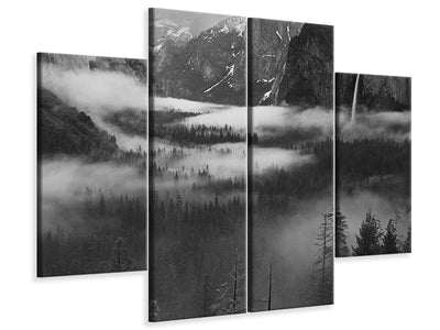 4-piece-canvas-print-fog-floating-in-yosemite-valley