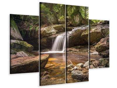4-piece-canvas-print-little-waterfall