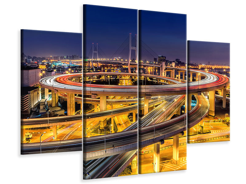 4-piece-canvas-print-nanpu-bridge