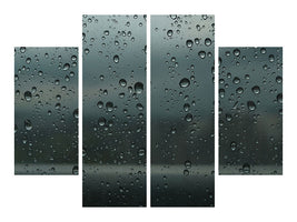 4-piece-canvas-print-shiny-drops-of-water