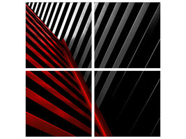 4-piece-canvas-print-silver-red