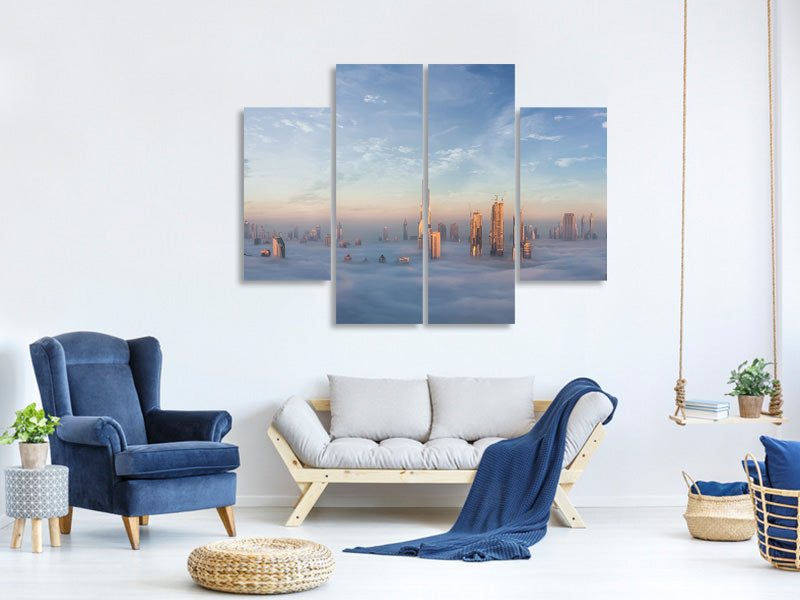 4-piece-canvas-print-sinking-in-fog