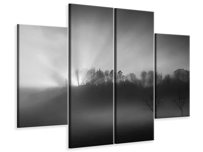 4-piece-canvas-print-the-sun-in-the-fog