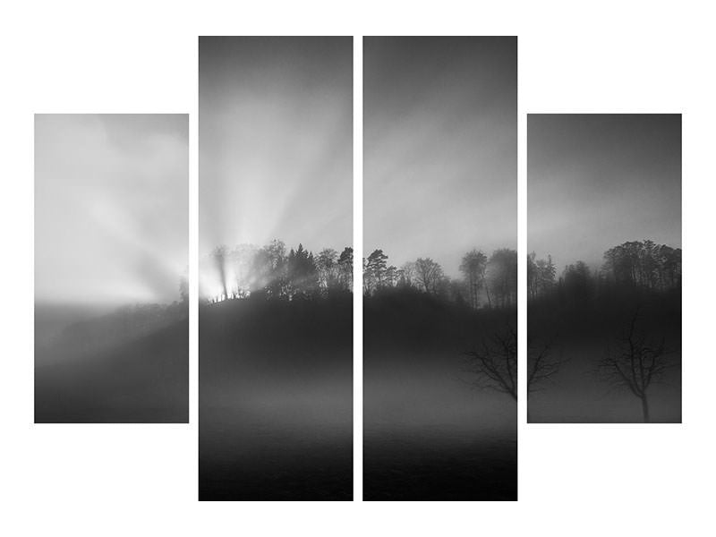 4-piece-canvas-print-the-sun-in-the-fog
