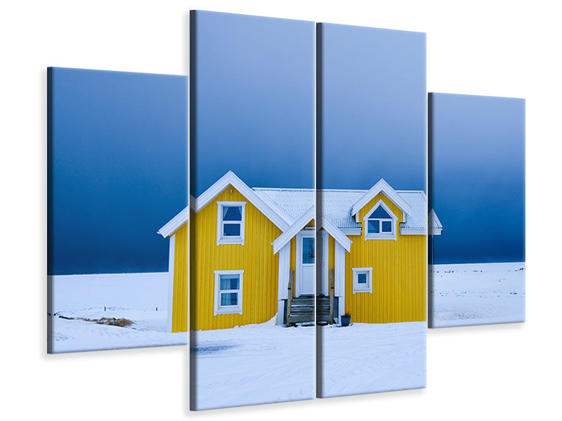 4-piece-canvas-print-the-yellow-house