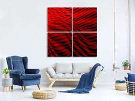 4-piece-canvas-print-woven-wave