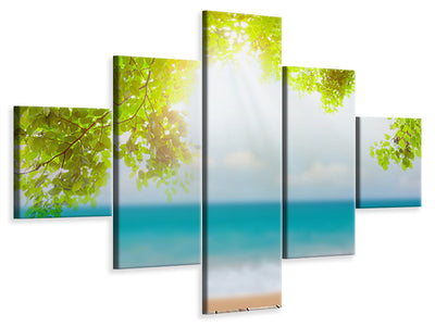 5-piece-canvas-print-beach-terrace