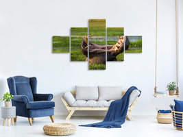 5-piece-canvas-print-dare-to-yawn