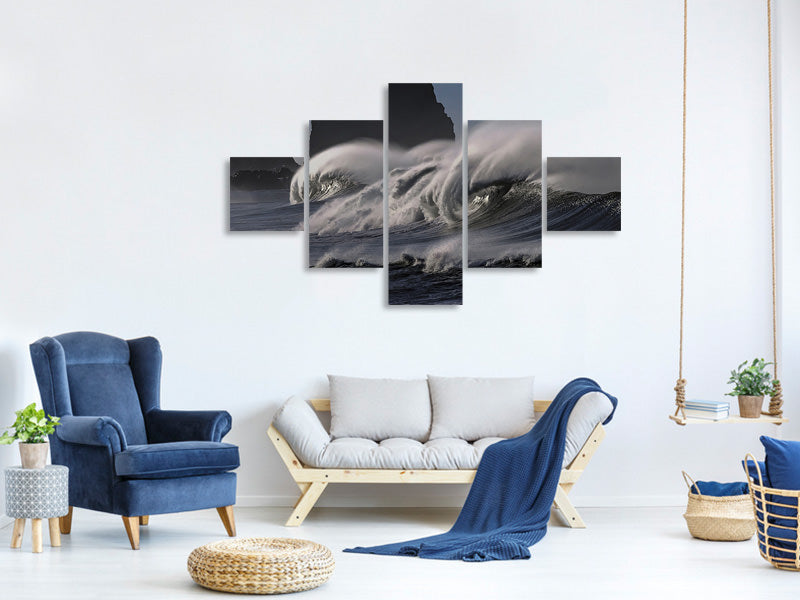 5-piece-canvas-print-fascinating-waves