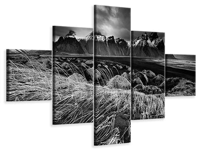 5-piece-canvas-print-stokksnes-dunes-and-mountains