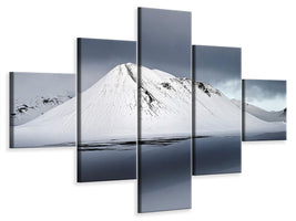 5-piece-canvas-print-the-white-mountain