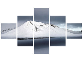 5-piece-canvas-print-the-white-mountain