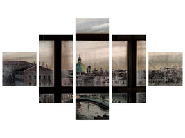 5-piece-canvas-print-venice-window