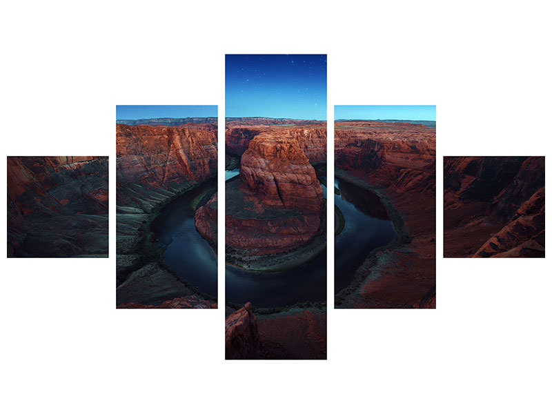5-piece-canvas-print-water-on-mars