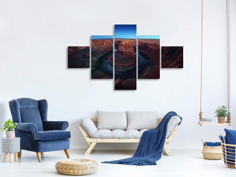 5-piece-canvas-print-water-on-mars