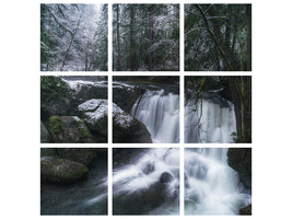 9-piece-canvas-print-first-snow-at-the-falls