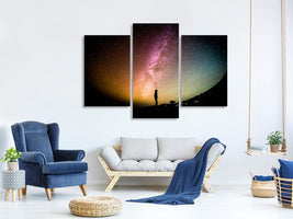 modern-3-piece-canvas-print-at-the-milky-way