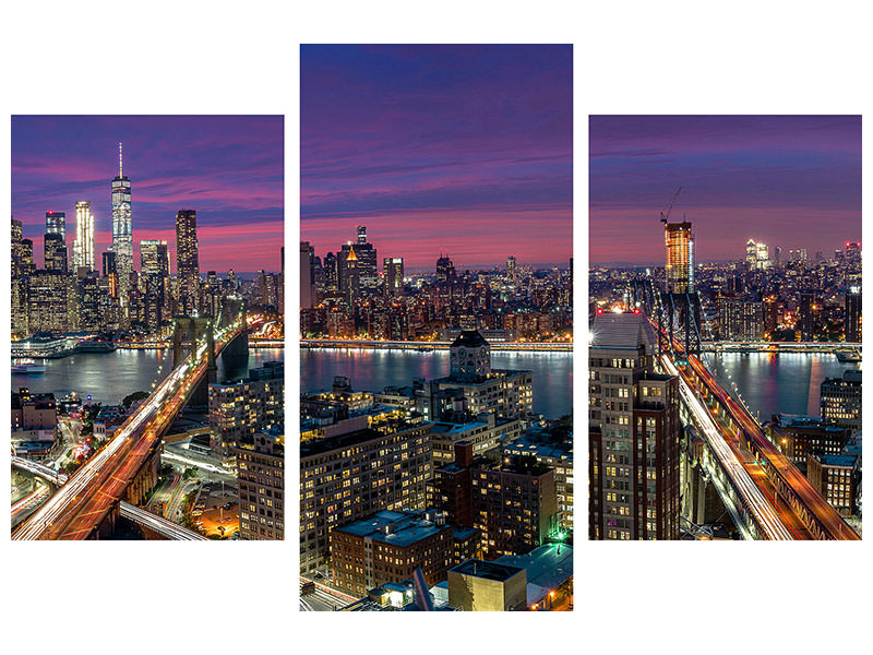 modern-3-piece-canvas-print-manhattan-skyline-during-beautiful-sunset