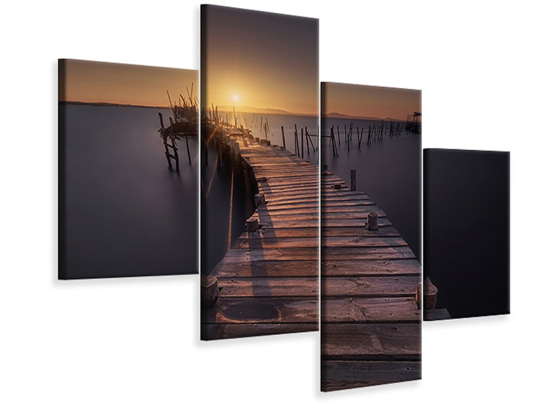modern-4-piece-canvas-print-the-dock