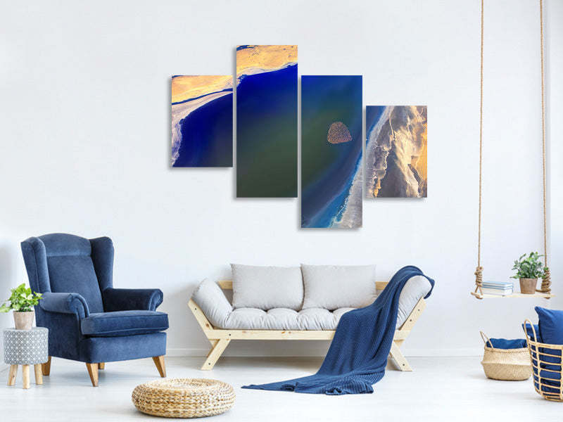 modern-4-piece-canvas-print-the-heart