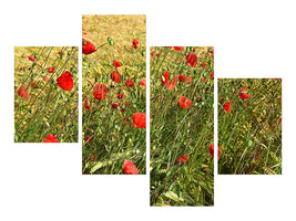 modern-4-piece-canvas-print-the-poppy-in-the-wind