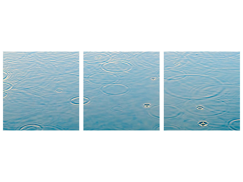 panoramic-3-piece-canvas-print-light-raindrops