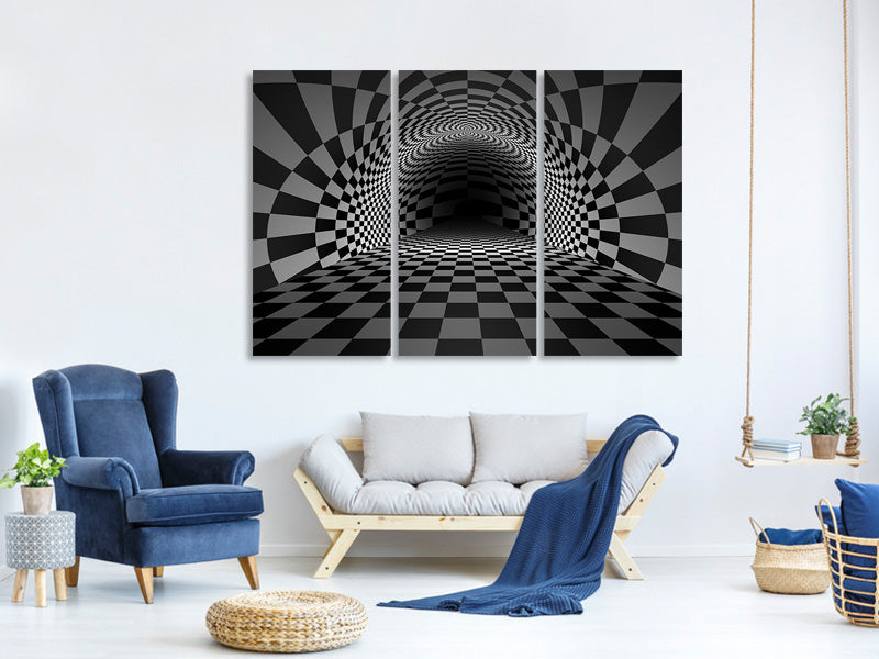 3-piece-canvas-print-abstract-chessboard