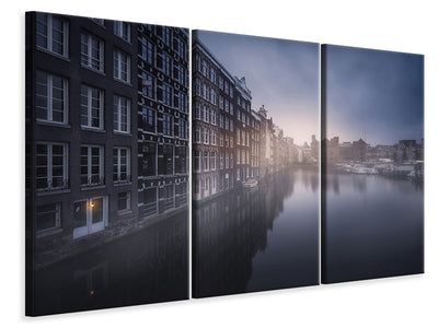 3-piece-canvas-print-amsterdam-morning-iii