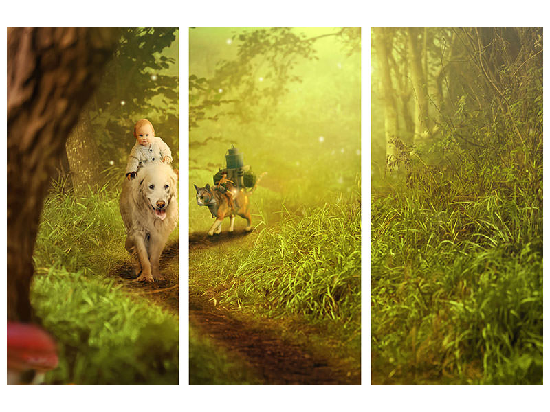 3-piece-canvas-print-forest-excursion