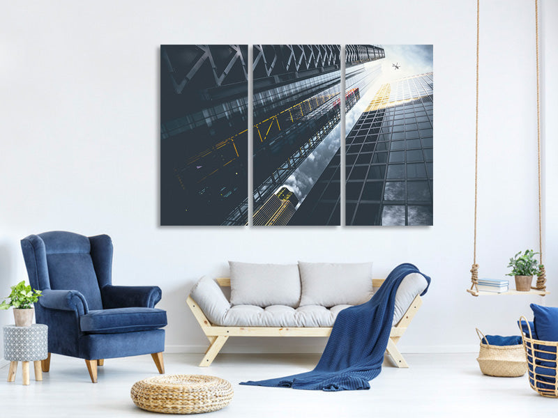 3-piece-canvas-print-helicopter-over-skyscraper