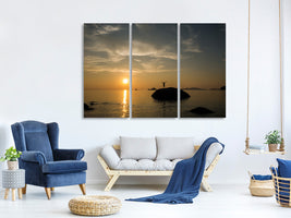 3-piece-canvas-print-love-the-sunset-by-the-sea