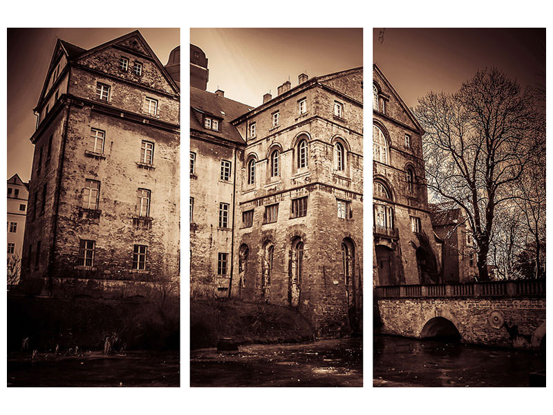 3-piece-canvas-print-mysterious-house