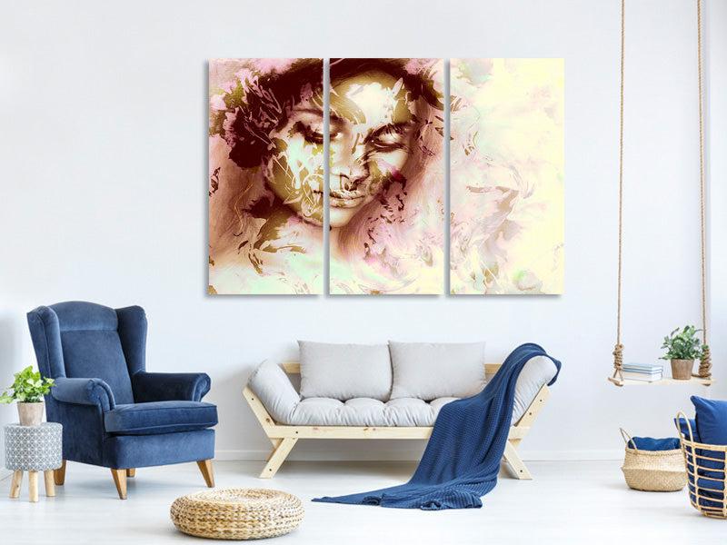 3-piece-canvas-print-romantic-portrait-of-a-beauty