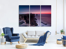 3-piece-canvas-print-the-lighthouse-at-dusk