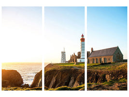 3-piece-canvas-print-the-lighthouse-at-sunrise