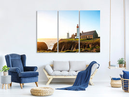3-piece-canvas-print-the-lighthouse-at-sunrise