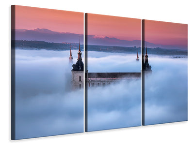 3-piece-canvas-print-toledo-city-foggy-sunset