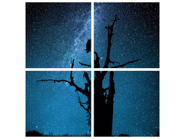 4-piece-canvas-print-alone-in-the-dark