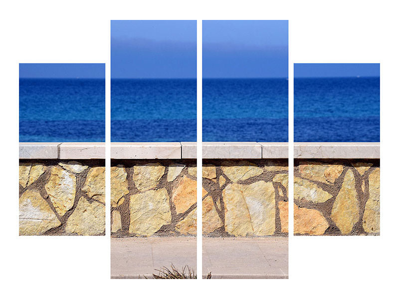 4-piece-canvas-print-at-the-beach-promenade