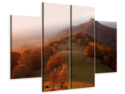 4-piece-canvas-print-autumn-on-the-swabian-alb