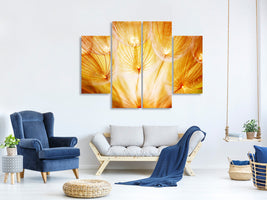 4-piece-canvas-print-close-up-dandelion-in-light