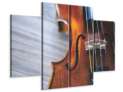 4-piece-canvas-print-close-up-violin-ii