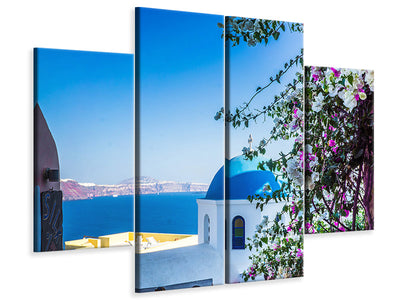 4-piece-canvas-print-exclusive-santorini