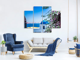 4-piece-canvas-print-exclusive-santorini