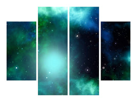 4-piece-canvas-print-fantastic-galaxy