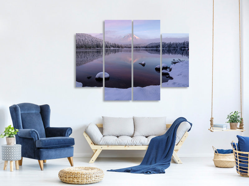 4-piece-canvas-print-first-snow-meet-first-light-ii