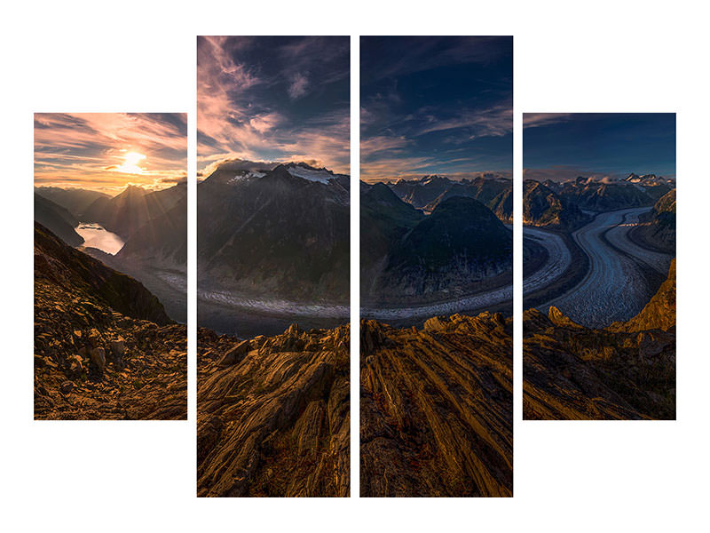 4-piece-canvas-print-gilkey-glacier-lookout